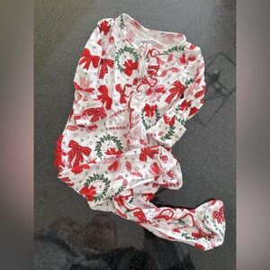 Caden Lane Red and Green Holiday Pajama Set